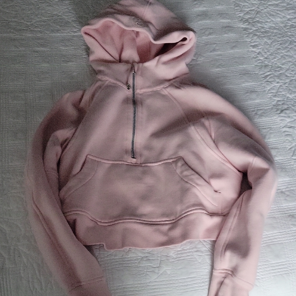 Women's Pink Scuba Crop Style